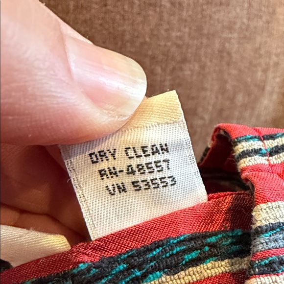 French Laundry SILK Red Striped Blazer, Size XL Elegant Party Jacket - Picture 11 of 11